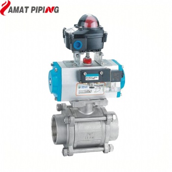 3PC Ball Valve with Actuator