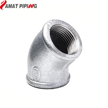 Galvanized Iron 45° Elbow